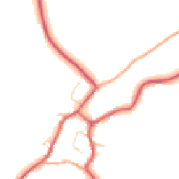 Daytime road noise heatmap for CB9 7DN