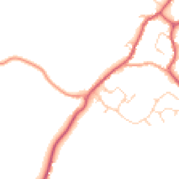 Daytime road noise heatmap for CB9 7DS