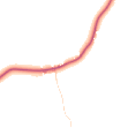 Daytime road noise heatmap for CB9 7DY