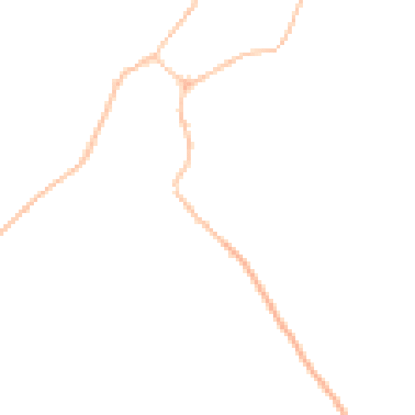 Night-time road noise heatmap for CB9 7EA