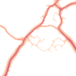 Daytime road noise heatmap for CB9 7EU