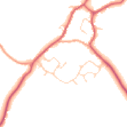 Daytime road noise heatmap for CB9 7EX