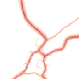 Daytime road noise heatmap for CB9 7EZ