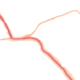 Daytime road noise heatmap for CB9 7HA