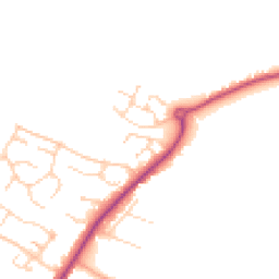 Daytime road noise heatmap for CB9 7JA