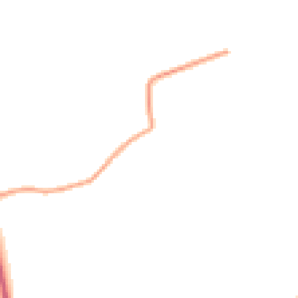 Daytime road noise heatmap for CB9 7JD