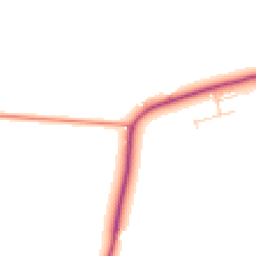 Daytime road noise heatmap for CB9 7JW