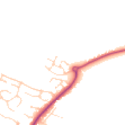 Daytime road noise heatmap for CB9 7JZ