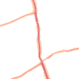 Daytime road noise heatmap for CB9 7LA