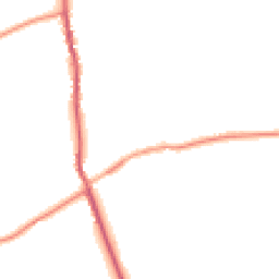 Daytime road noise heatmap for CB9 7LG