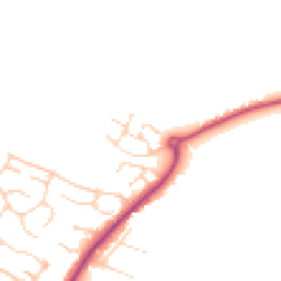 Daytime road noise heatmap for CB9 7LN
