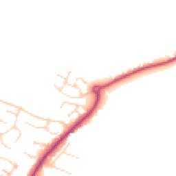 Daytime road noise heatmap for CB9 7LP