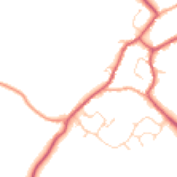 Daytime road noise heatmap for CB9 7LS