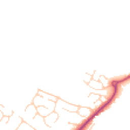 Daytime road noise heatmap for CB9 7LW