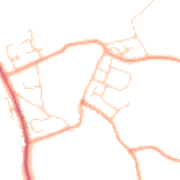 Daytime road noise heatmap for CB9 7QH
