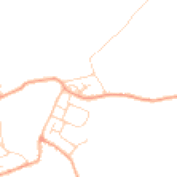 Daytime road noise heatmap for CB9 7QR