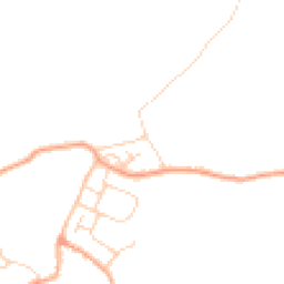 Daytime road noise heatmap for CB9 7QS