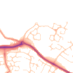 Daytime road noise heatmap for CB9 7RA