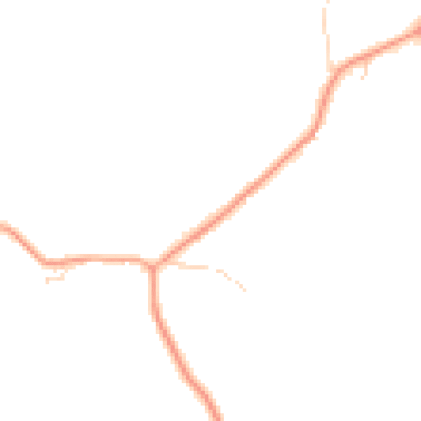 Daytime road noise heatmap for CB9 7RZ