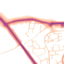 Daytime road noise heatmap for CB9 7SX