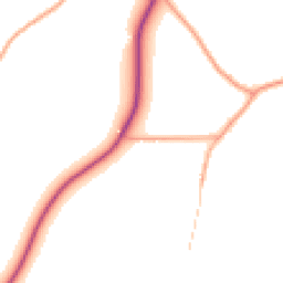 Daytime road noise heatmap for CB9 7TW