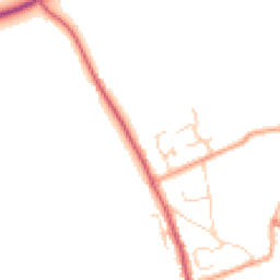 Daytime road noise heatmap for CB9 7UJ