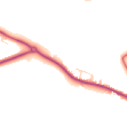 Daytime road noise heatmap for CB9 7UY