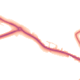 Daytime road noise heatmap for CB9 7UZ