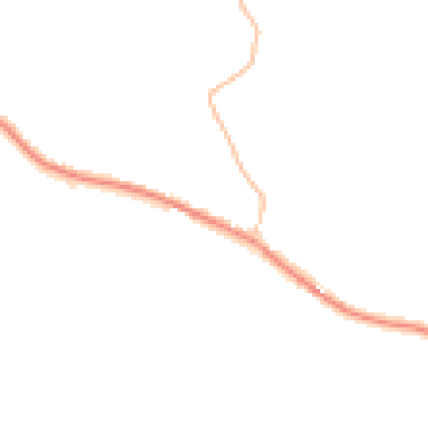 Night-time road noise heatmap for CB9 7XF