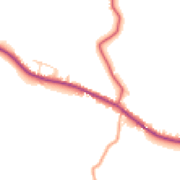 Daytime road noise heatmap for CB9 7XG