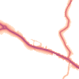 Daytime road noise heatmap for CB9 7XT