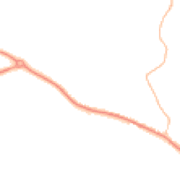 Night-time road noise heatmap for CB9 7XX