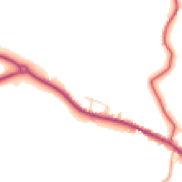 Daytime road noise heatmap for CB9 7XY