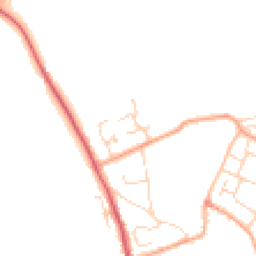 Daytime road noise heatmap for CB9 7ZE