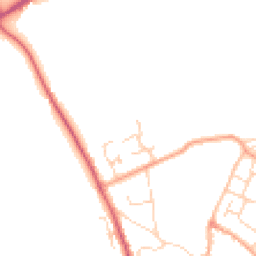 Daytime road noise heatmap for CB9 7ZG