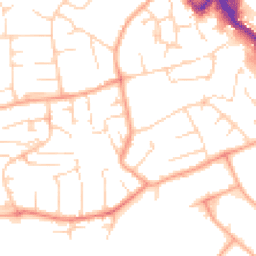 Daytime road noise heatmap for CB9 8HD