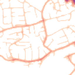 Daytime road noise heatmap for CB9 8HJ