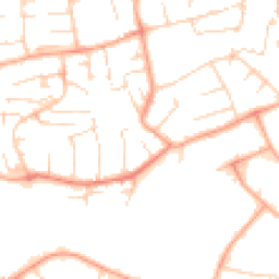 Daytime road noise heatmap for CB9 8LJ