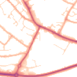 Daytime road noise heatmap for CB9 8QE