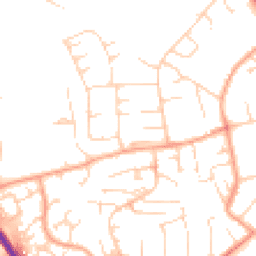 Daytime road noise heatmap for CB9 9AH