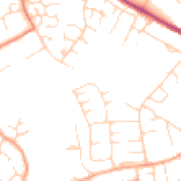 Daytime road noise heatmap for CB9 9BG