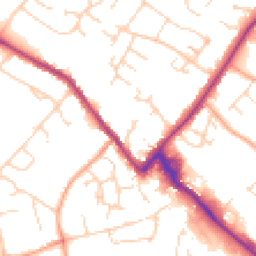 Daytime road noise heatmap for CB9 9HD