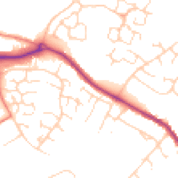 Daytime road noise heatmap for CB9 9HP