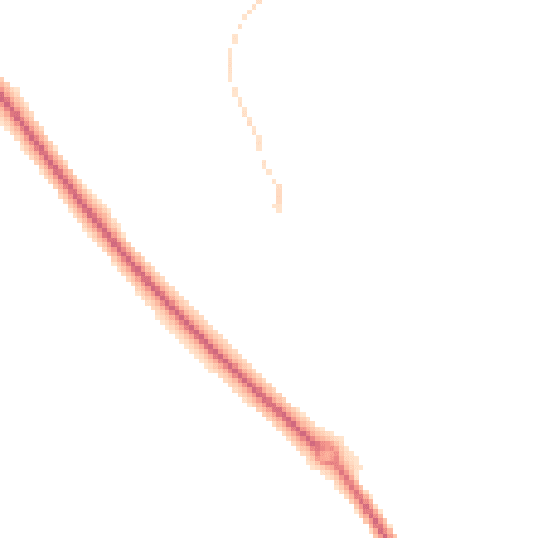 Night-time road noise heatmap for CB9 9PR