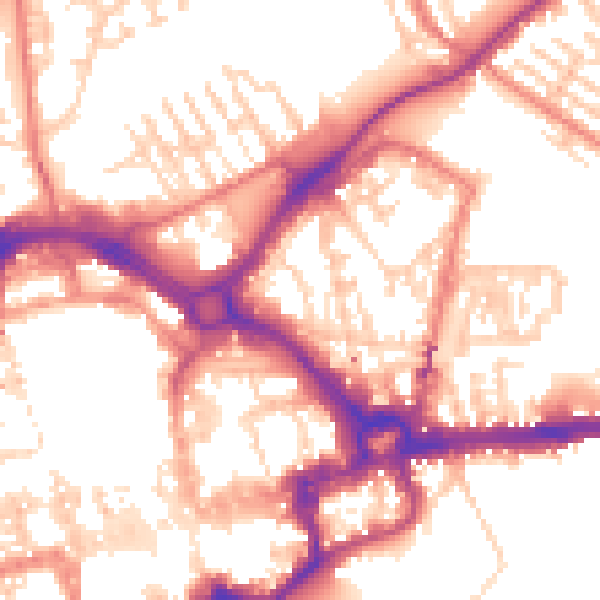 Daytime road noise heatmap for CH1 3DS