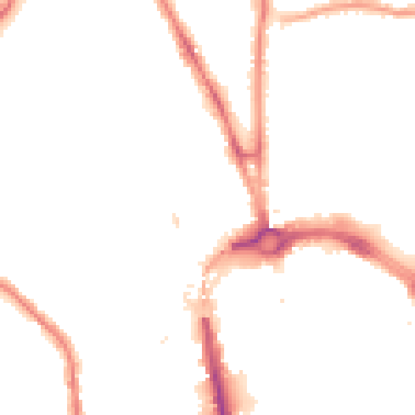 Night-time road noise heatmap for CH1 4AD