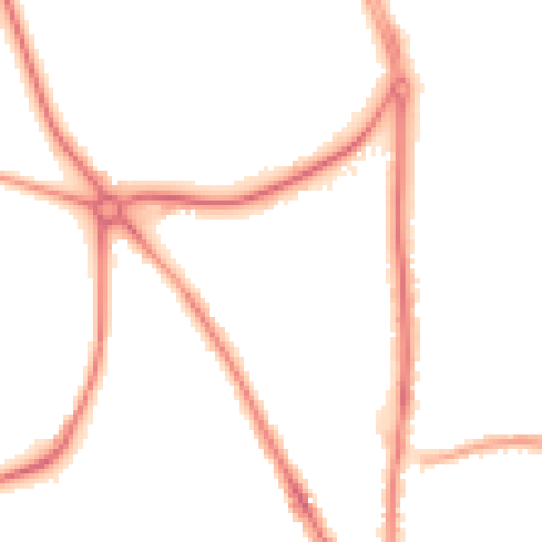 Night-time road noise heatmap for CH1 4BF