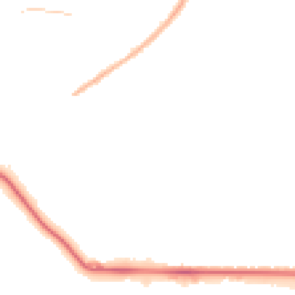 Night-time road noise heatmap for CH1 5QD