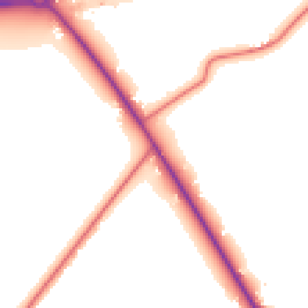 Daytime road noise heatmap for CH1 6DW