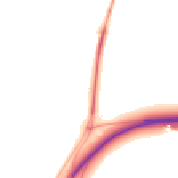 Night-time road noise heatmap for CH1 6HU